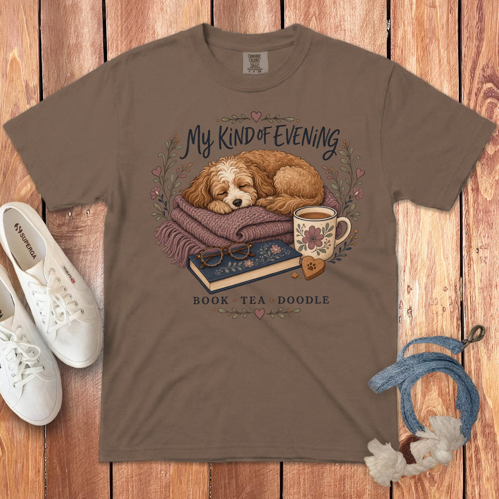 Doodle Tea Signature T-Shirt in Espresso / S by Puppy Jo