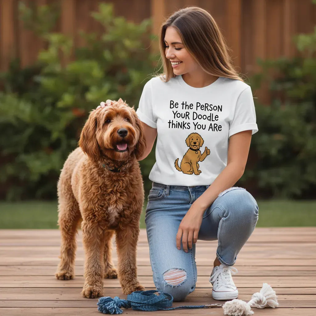 Doodle Thinks T-Shirt in by Puppy Jo
