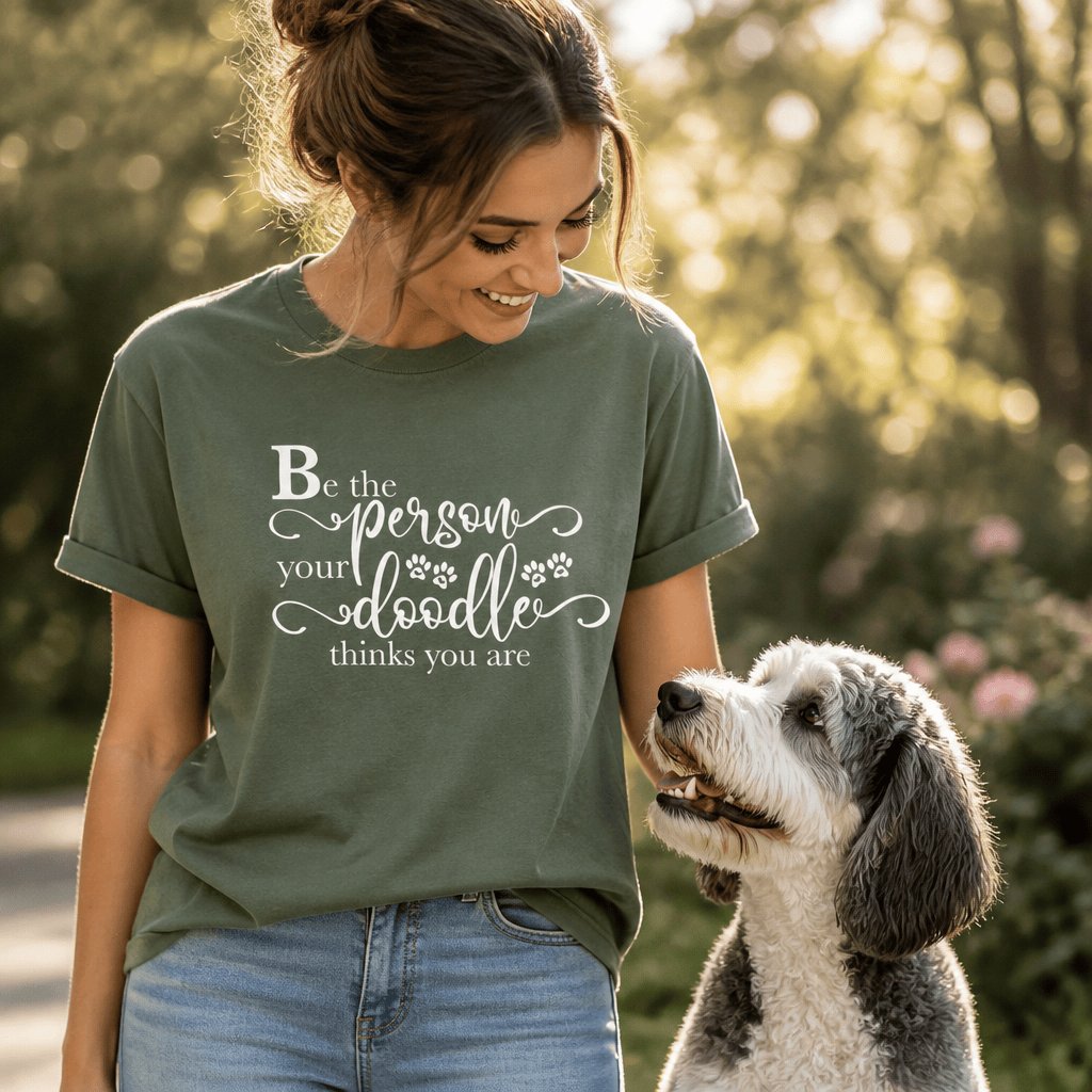 Doodle Thinks T-Shirt in by Puppy Jo