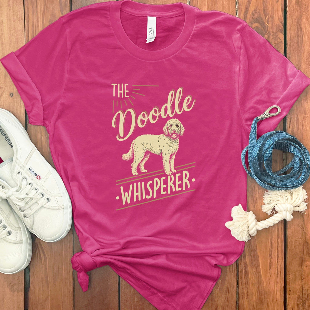 Doodle Whisperer T-Shirt in Berry / M by Puppy Jo