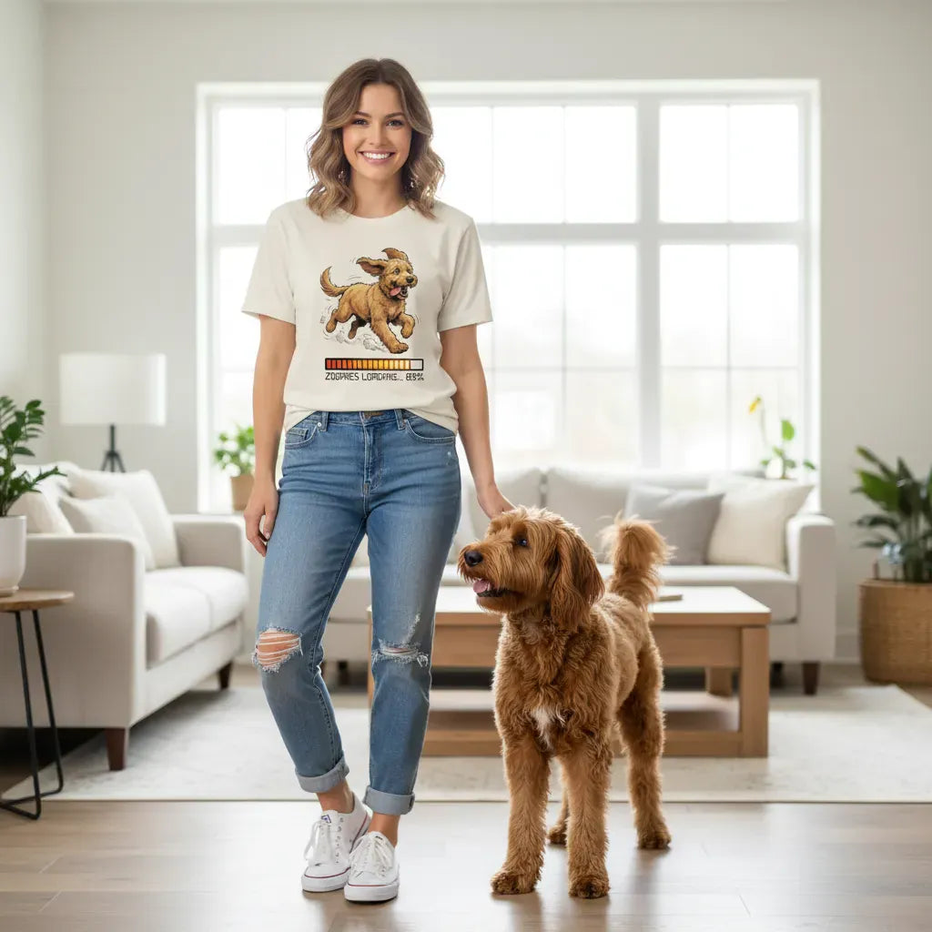 Doodle Zoomies T-Shirt in by Puppy Jo