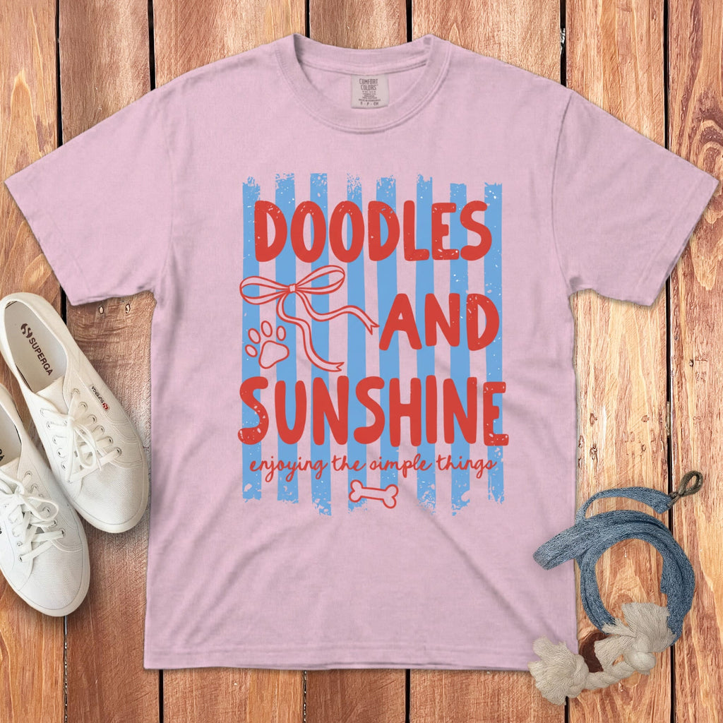 Doodles and Sunshine Signature T-Shirt in 2XL / Blossom by Puppy Jo