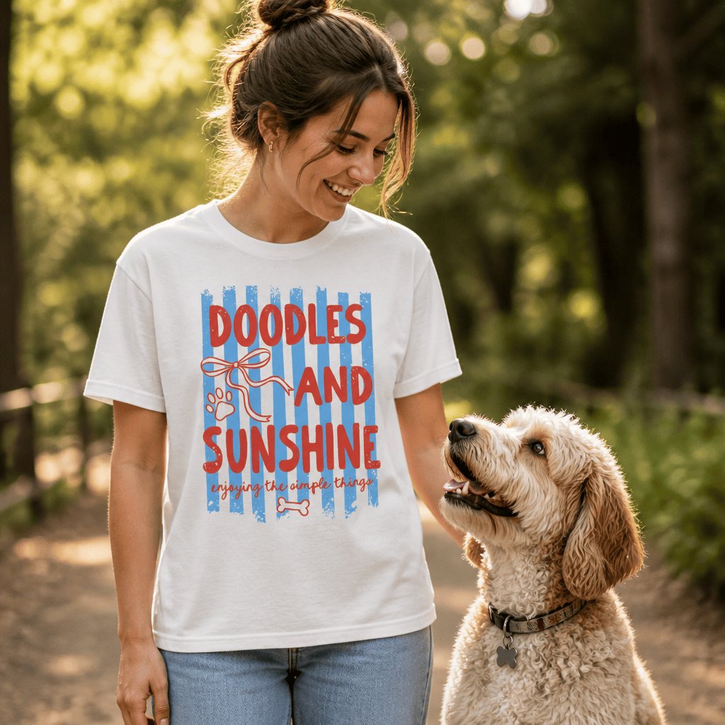 Doodles and Sunshine Signature T-Shirt in by Puppy Jo