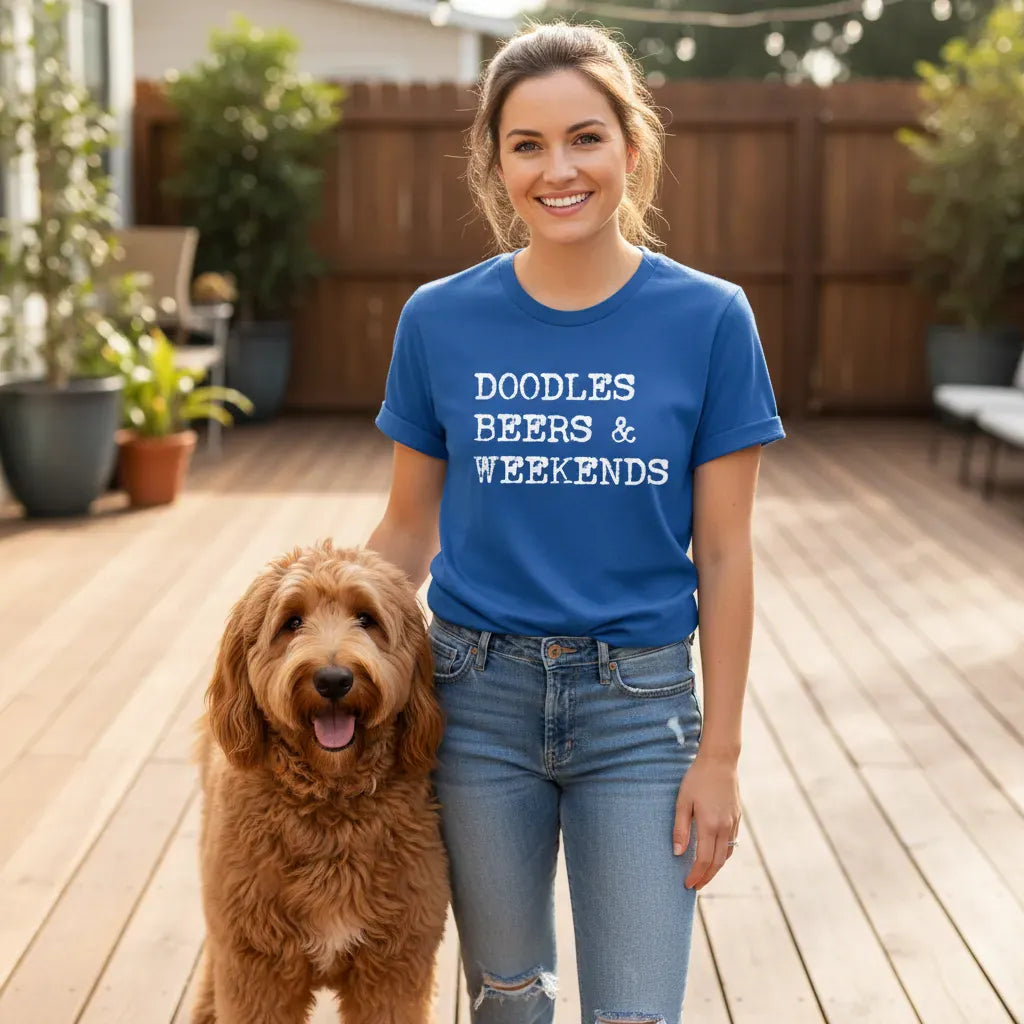 Doodles Beers T-Shirt in by Puppy Jo