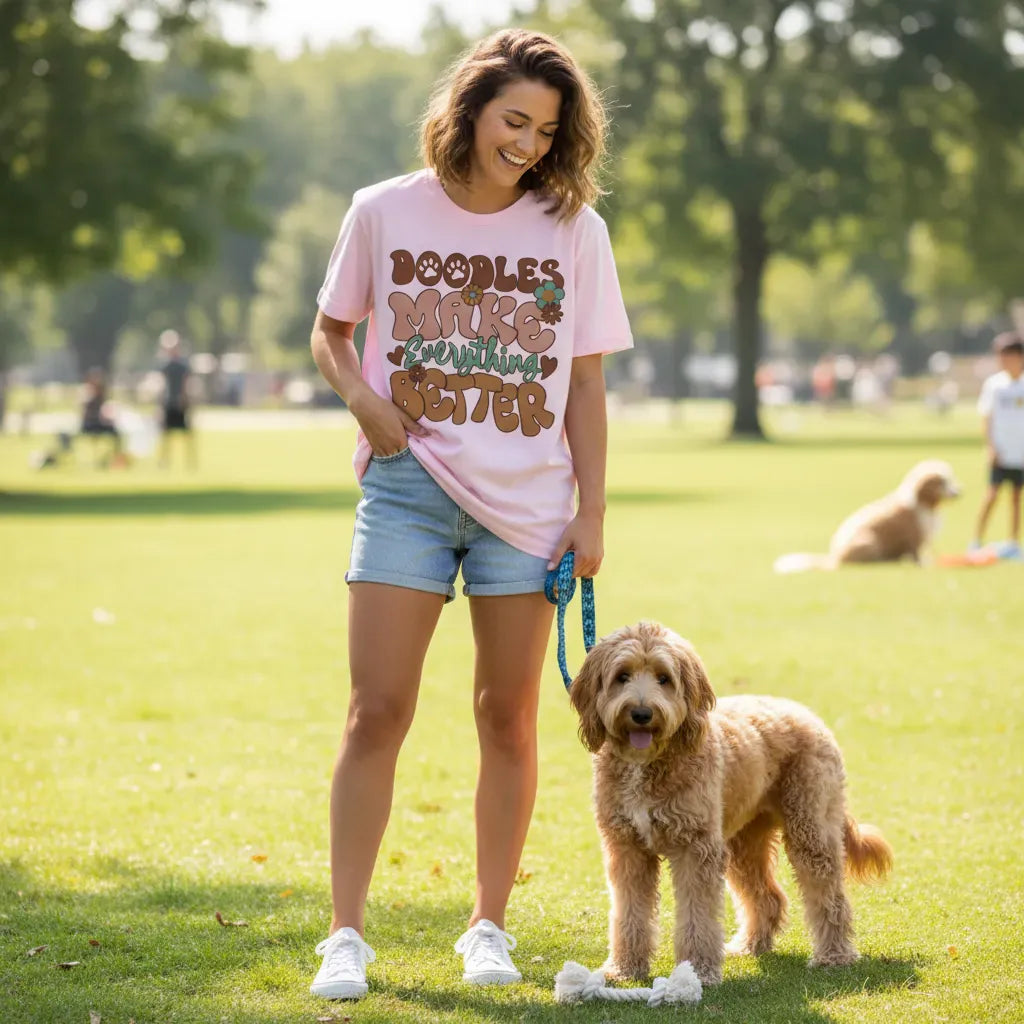 Doodles Better T-Shirt in by Puppy Jo