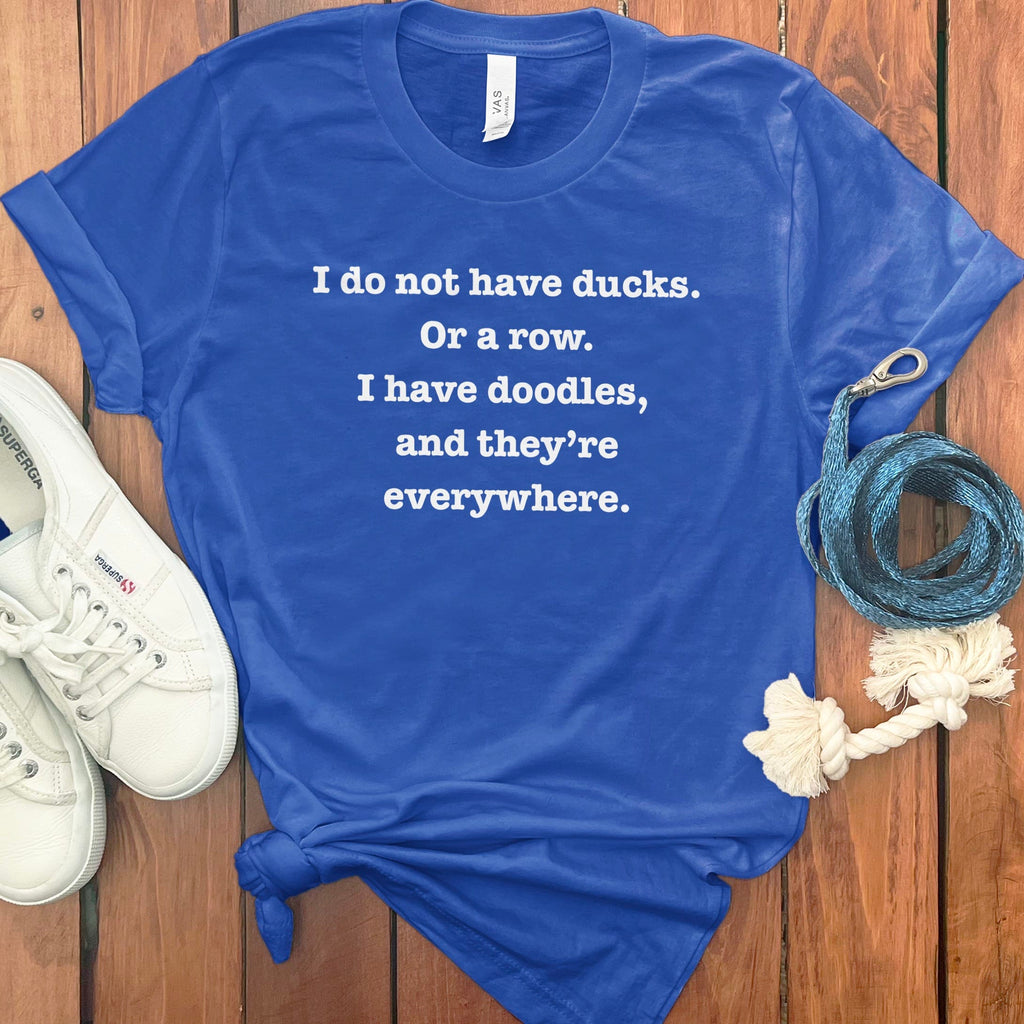 Doodles Everywhere T-Shirt in True Royal / S by Puppy Jo