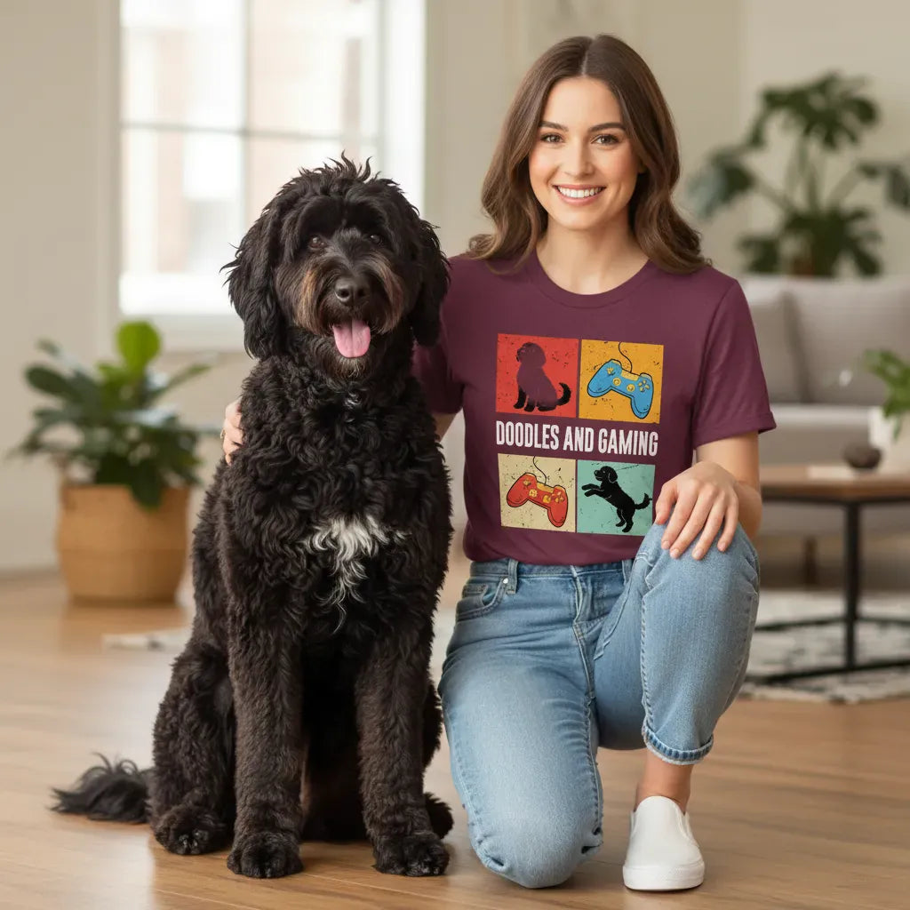 Doodles Gaming T-Shirt in by Puppy Jo