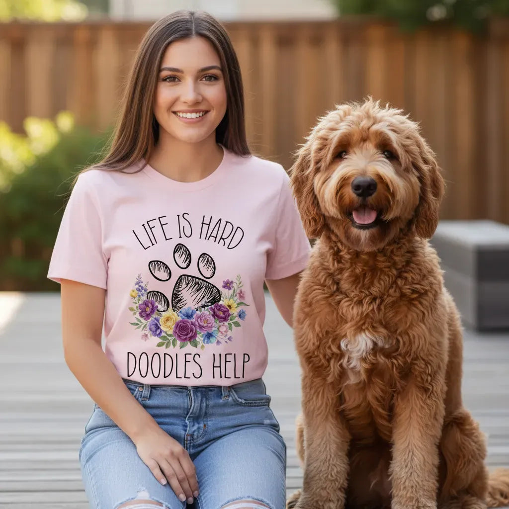 Doodles Help T-Shirt in by Puppy Jo