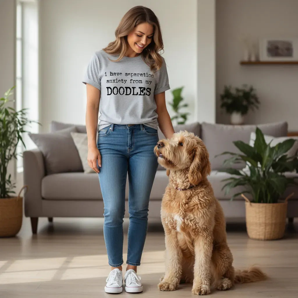 Doodles Separation T-Shirt in by Puppy Jo