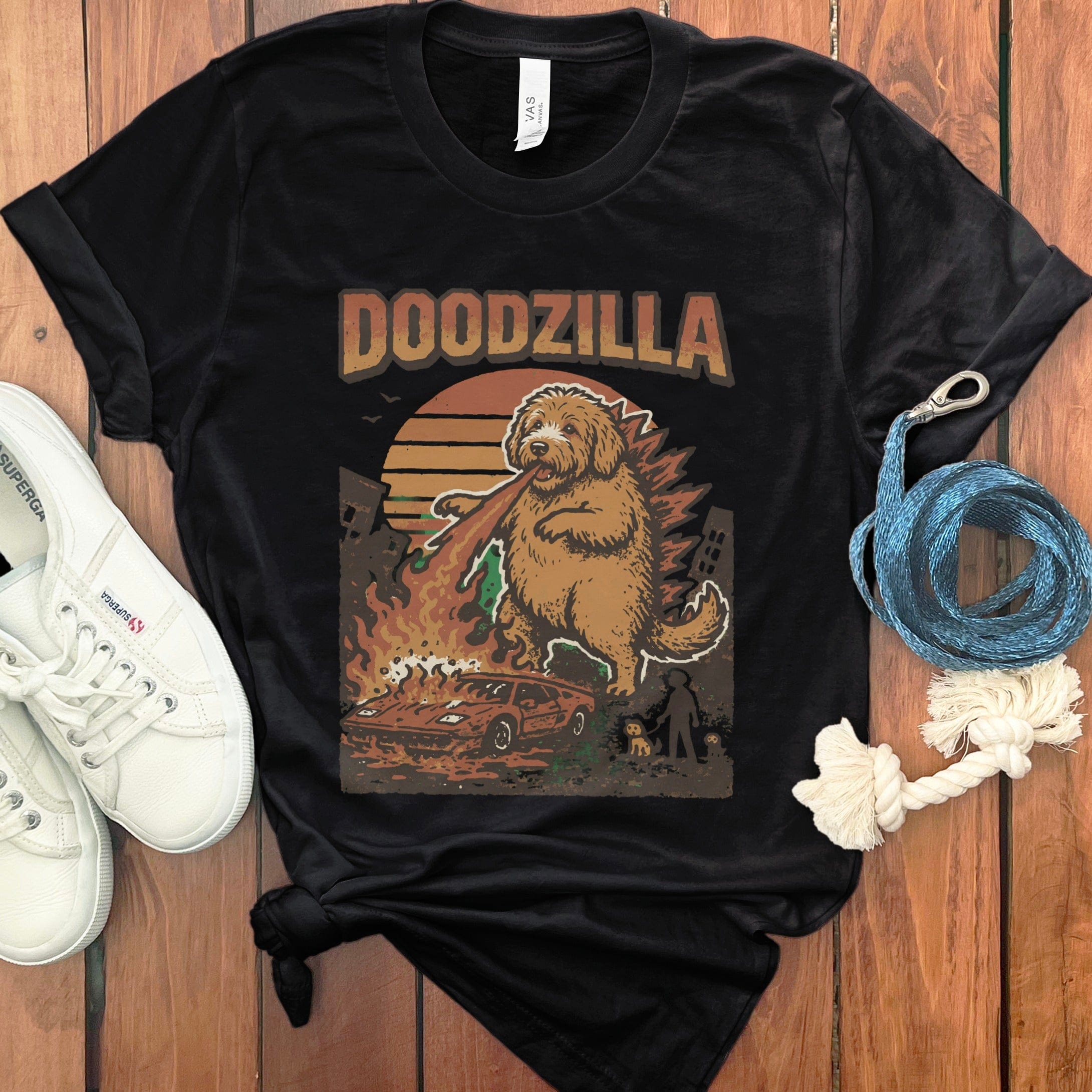 Doodzilla T-Shirt in Black / S by Puppy Jo