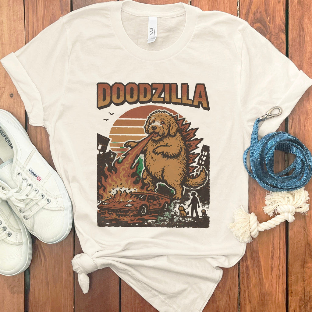 Doodzilla T-Shirt in Natural / S by Puppy Jo