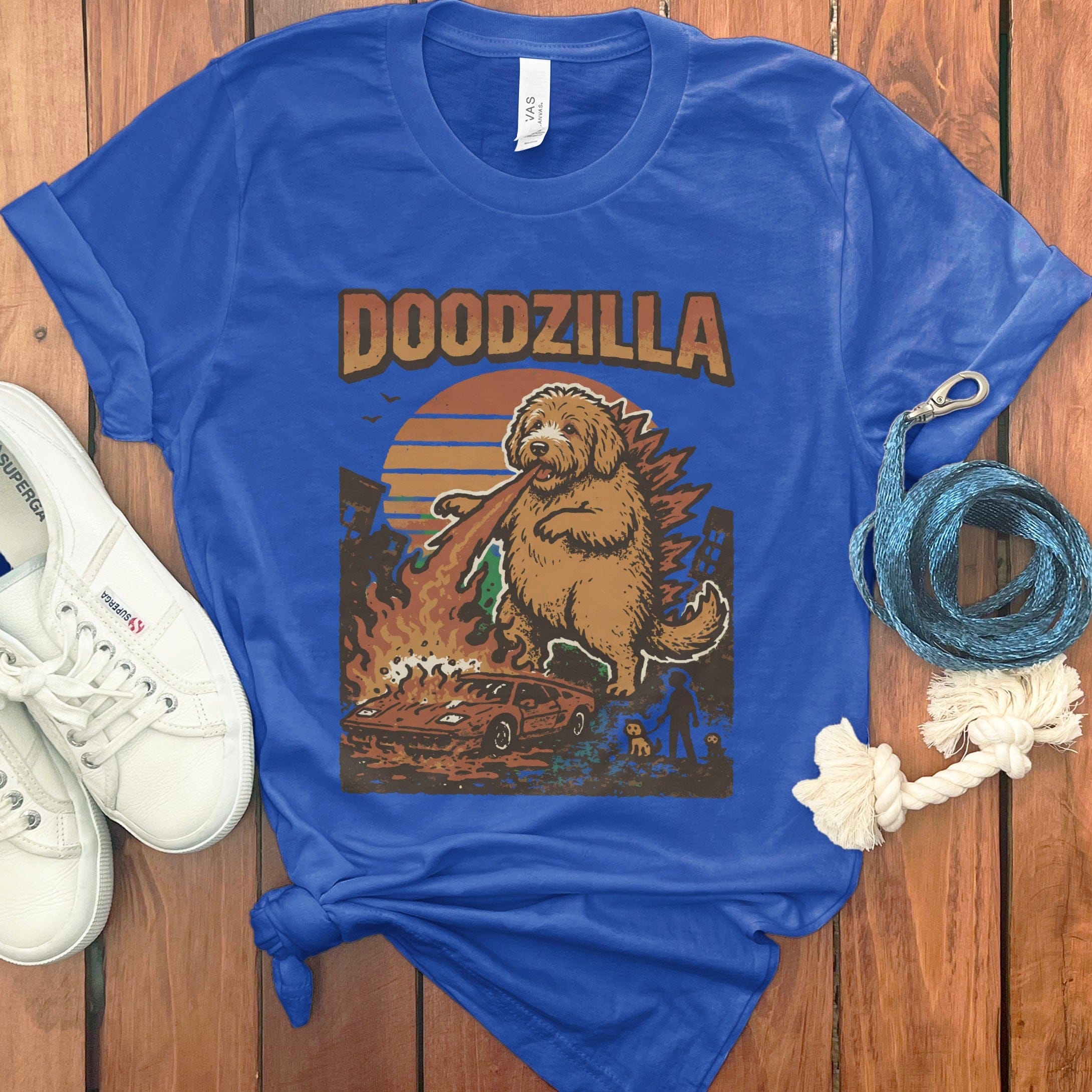 Doodzilla T-Shirt in True Royal / S by Puppy Jo