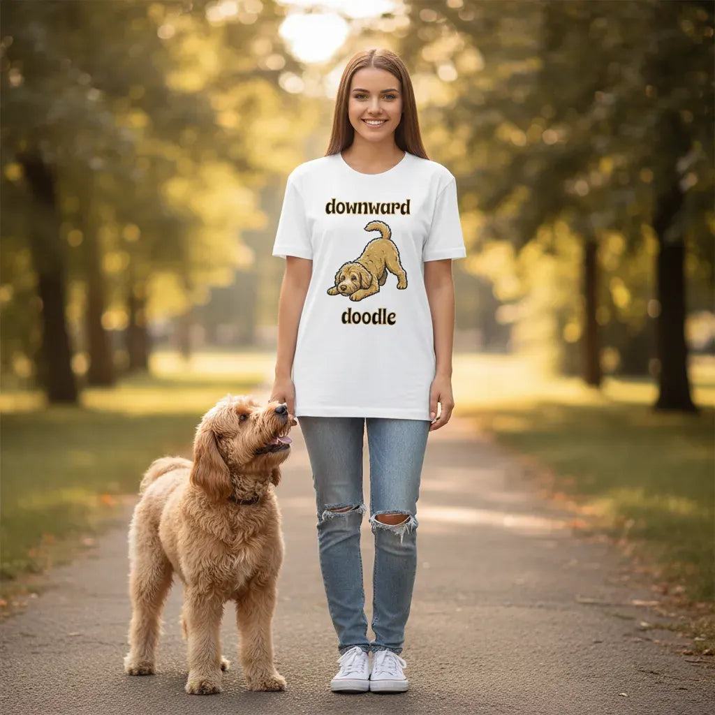 Downward Doodle T-Shirt in by Puppy Jo
