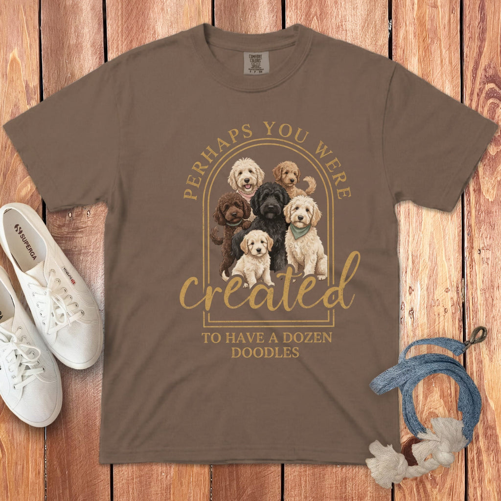 Dozen Doodles Signature T-Shirt in Espresso / S by Puppy Jo