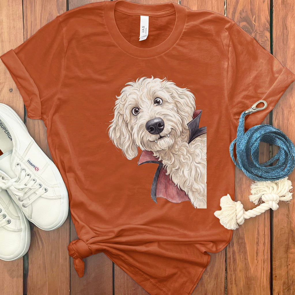 Dracula Maltipoo T-Shirt in Autumn / S by Puppy Jo