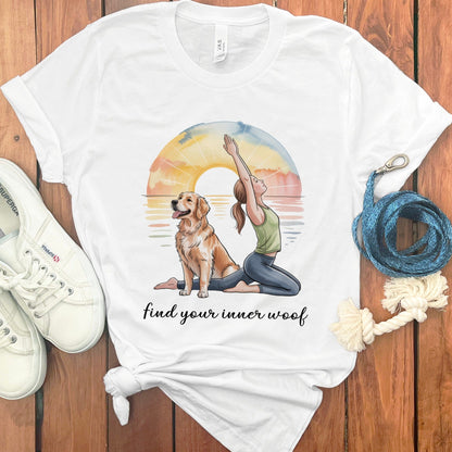 Find Your Inner Woof Yoga Dog Lover T-shirt product