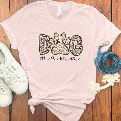 Dog Mama Paw Print Graphic Tee product