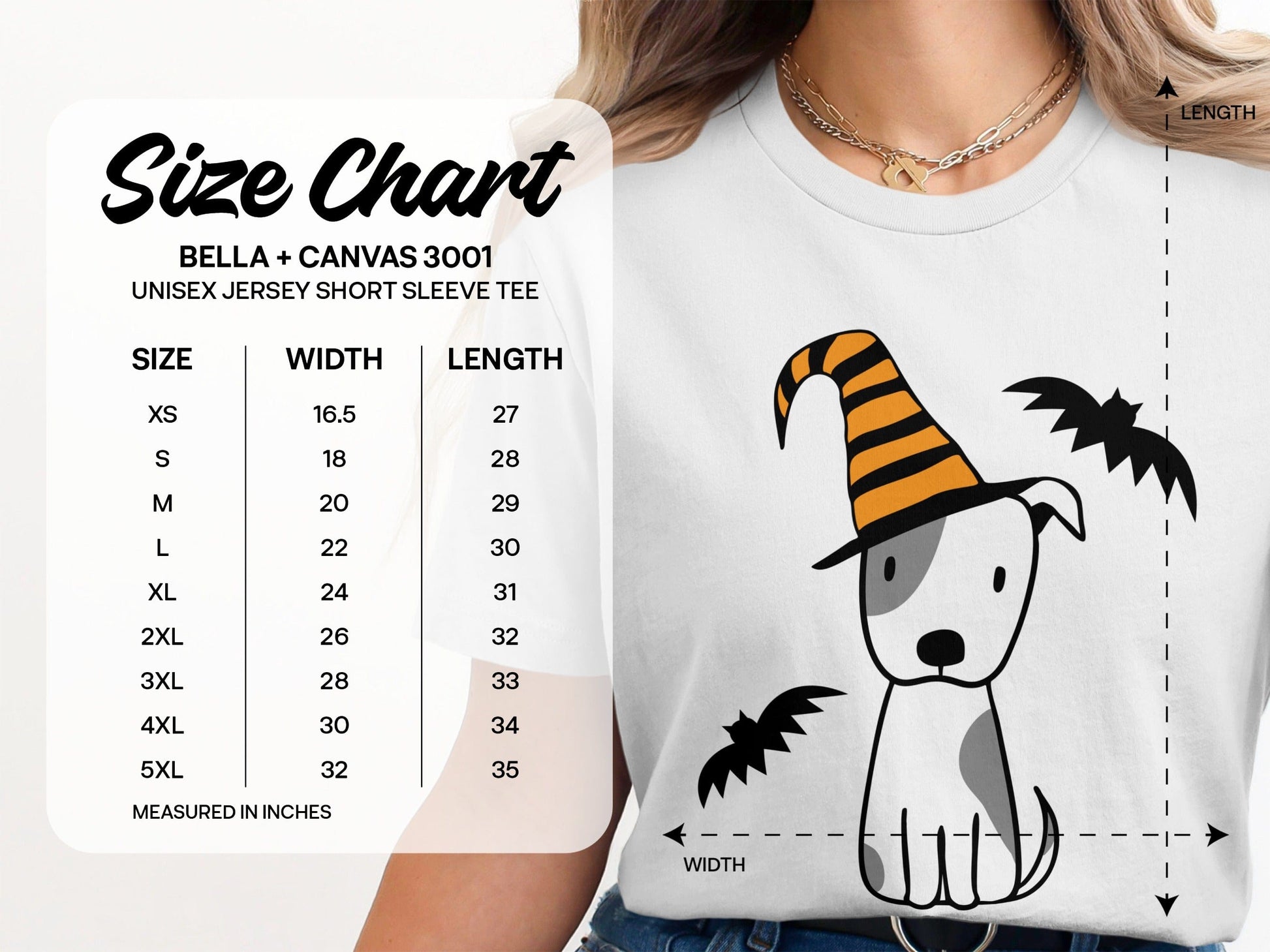 Halloween Dog with Witch Hat Graphic Tee product type