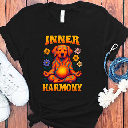 Inner Harmony Dog Illustrated Graphic T-Shirt product type