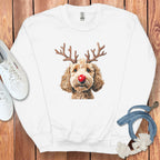 Cute Reindeer Dog Christmas Sweatshirt Product