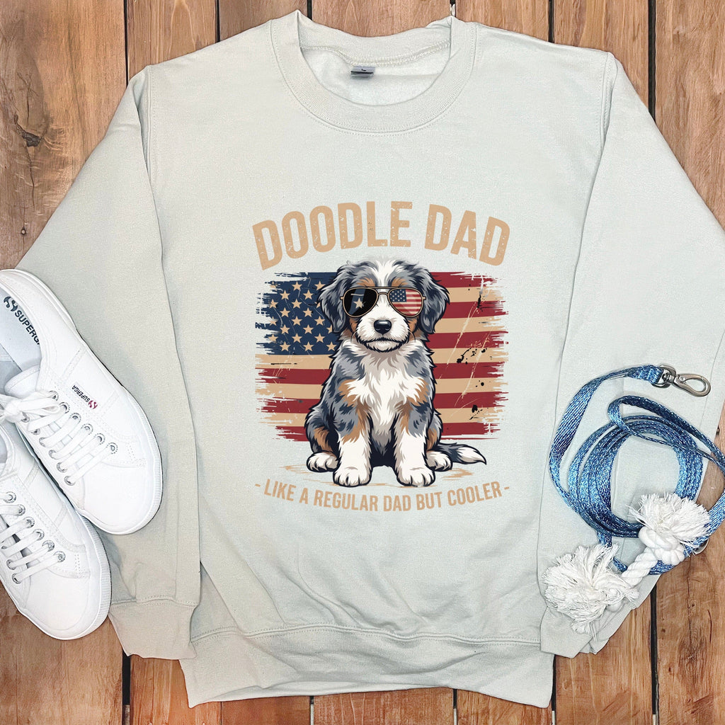 Doodle Dad Like a Regular Dad But Cooler Sweatshirt