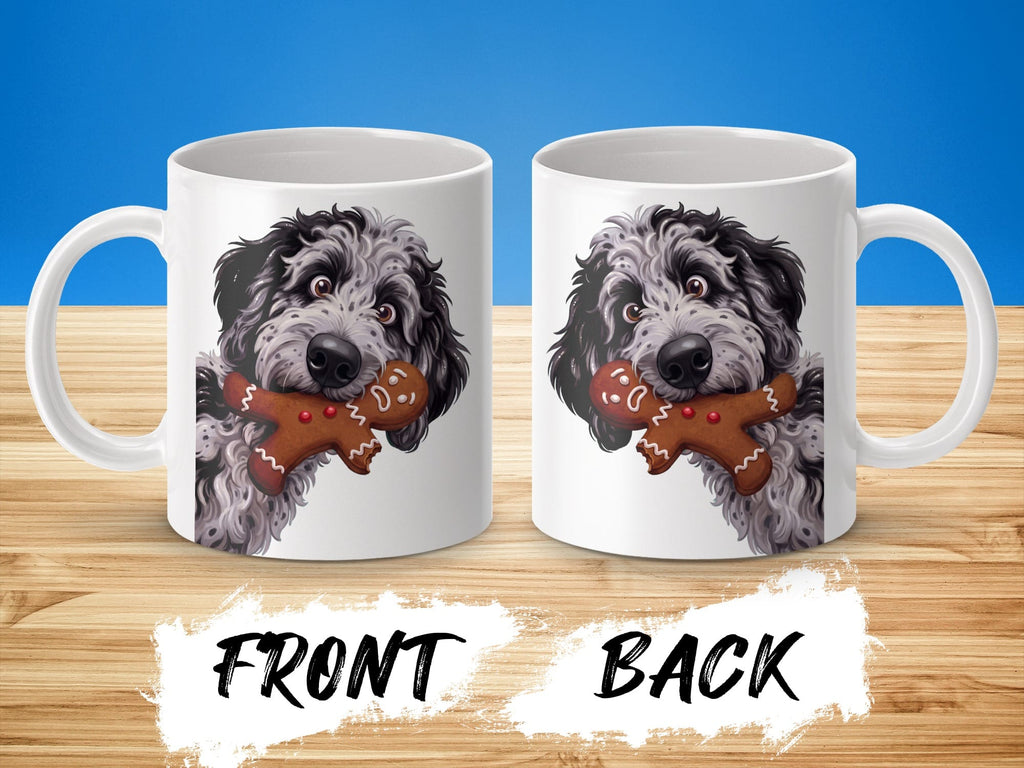 Merle Goldendoodle Cookie Thief Mug in by Puppy Jo