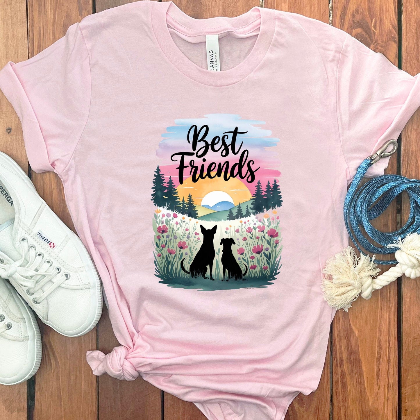 Beautiful Best Friends Graphic Tee shirt product type
