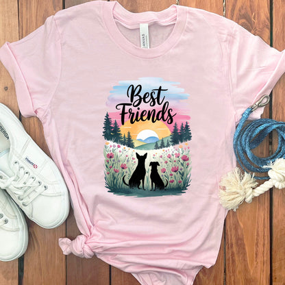 Beautiful Best Friends Graphic Tee shirt product type