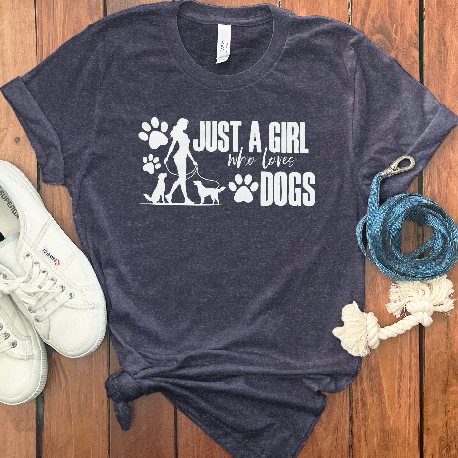 Just A Girl Who Loves Dogs Graphic Tee product type