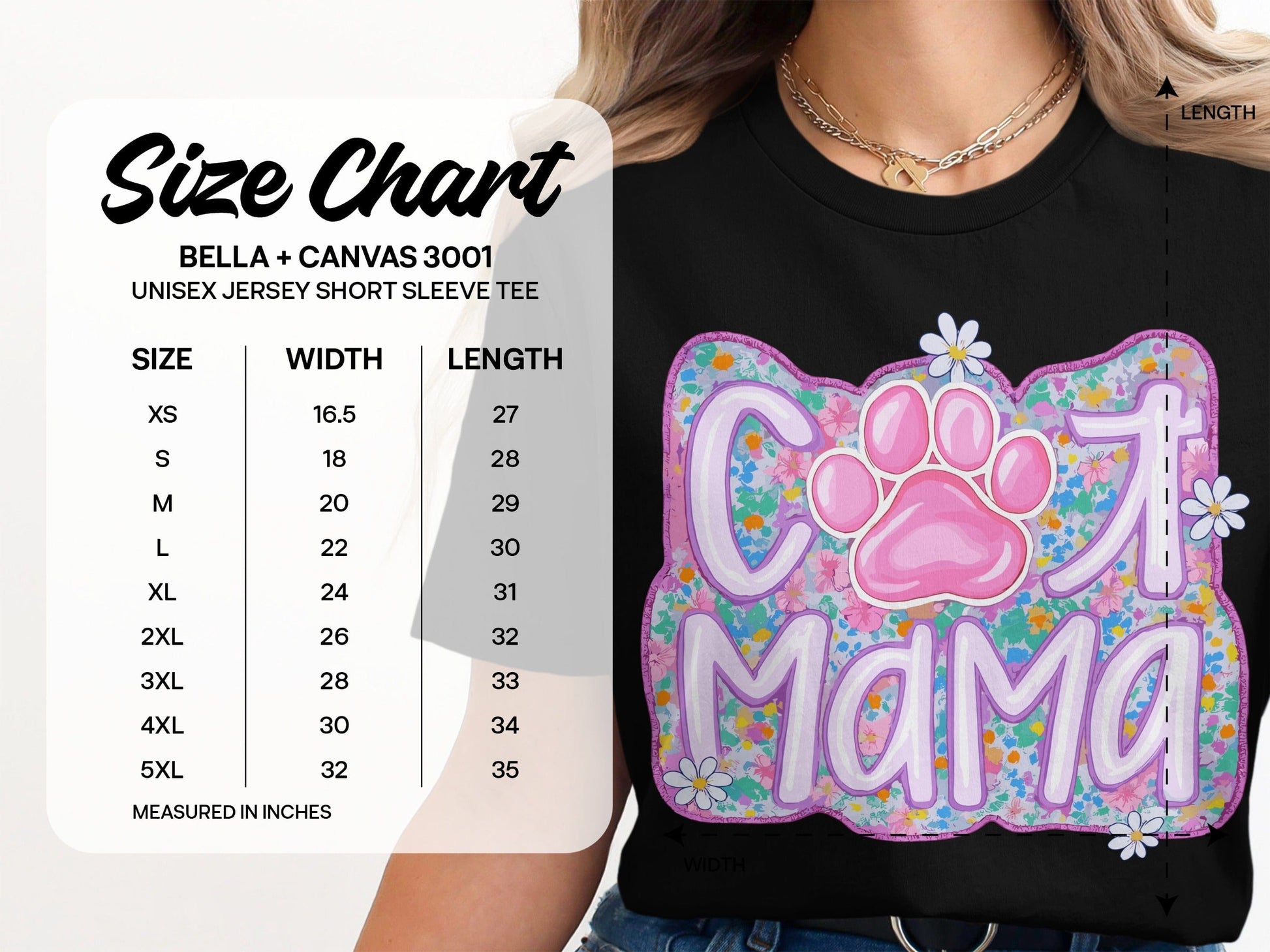 Cute Cat Mama Graphic T-Shirt Apparel Product Type