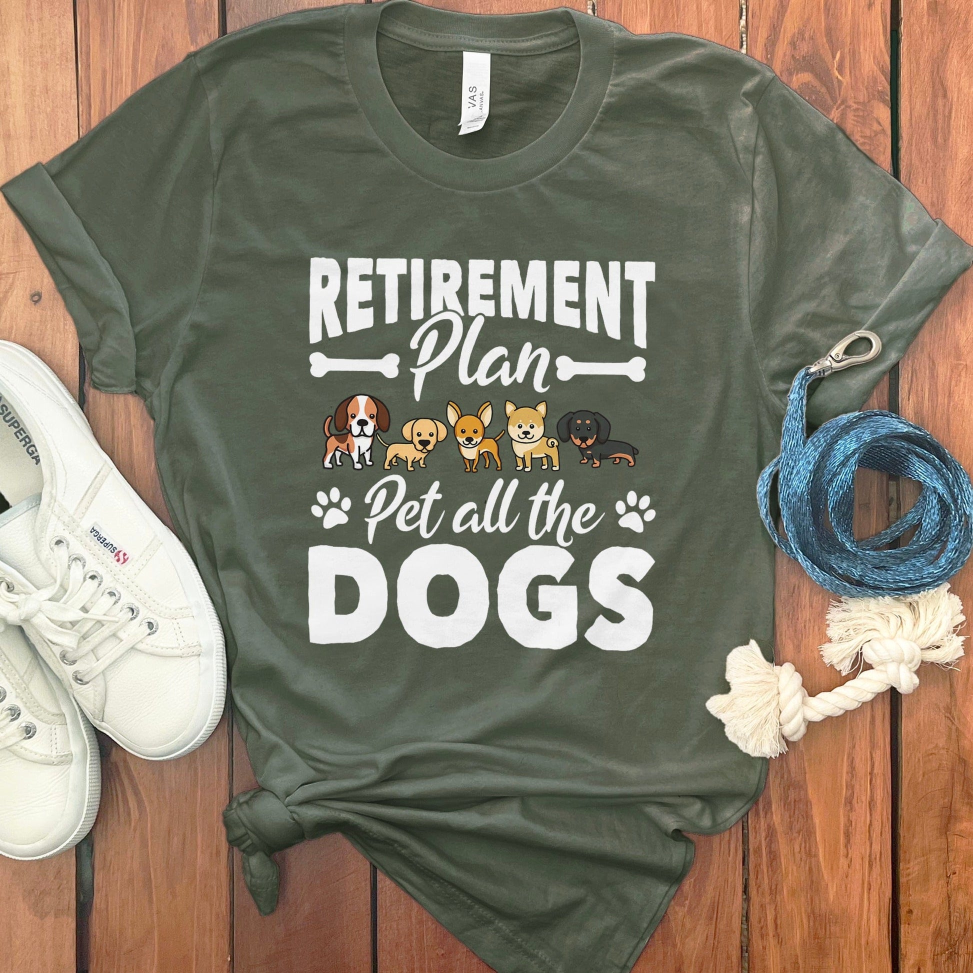 Retirement Plan Pet All The Dogs shirt product