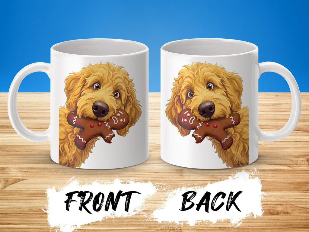Golden Goldendoodle Cookie Thief Mug in by Puppy Jo