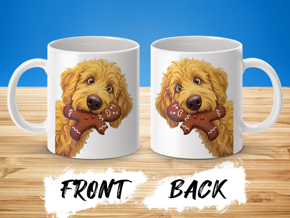 Golden Goldendoodle Cookie Thief Mug in by Puppy Jo