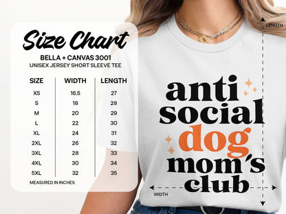 Anti Social Dog Mom's Club Unisex Jersey Shirt product