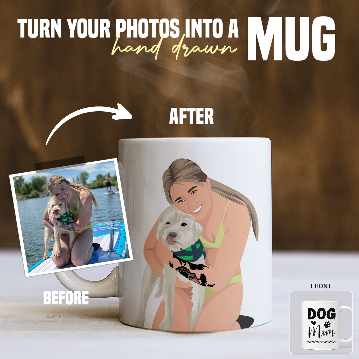 Custom Dog Mom Mug - PuppyJo Mug