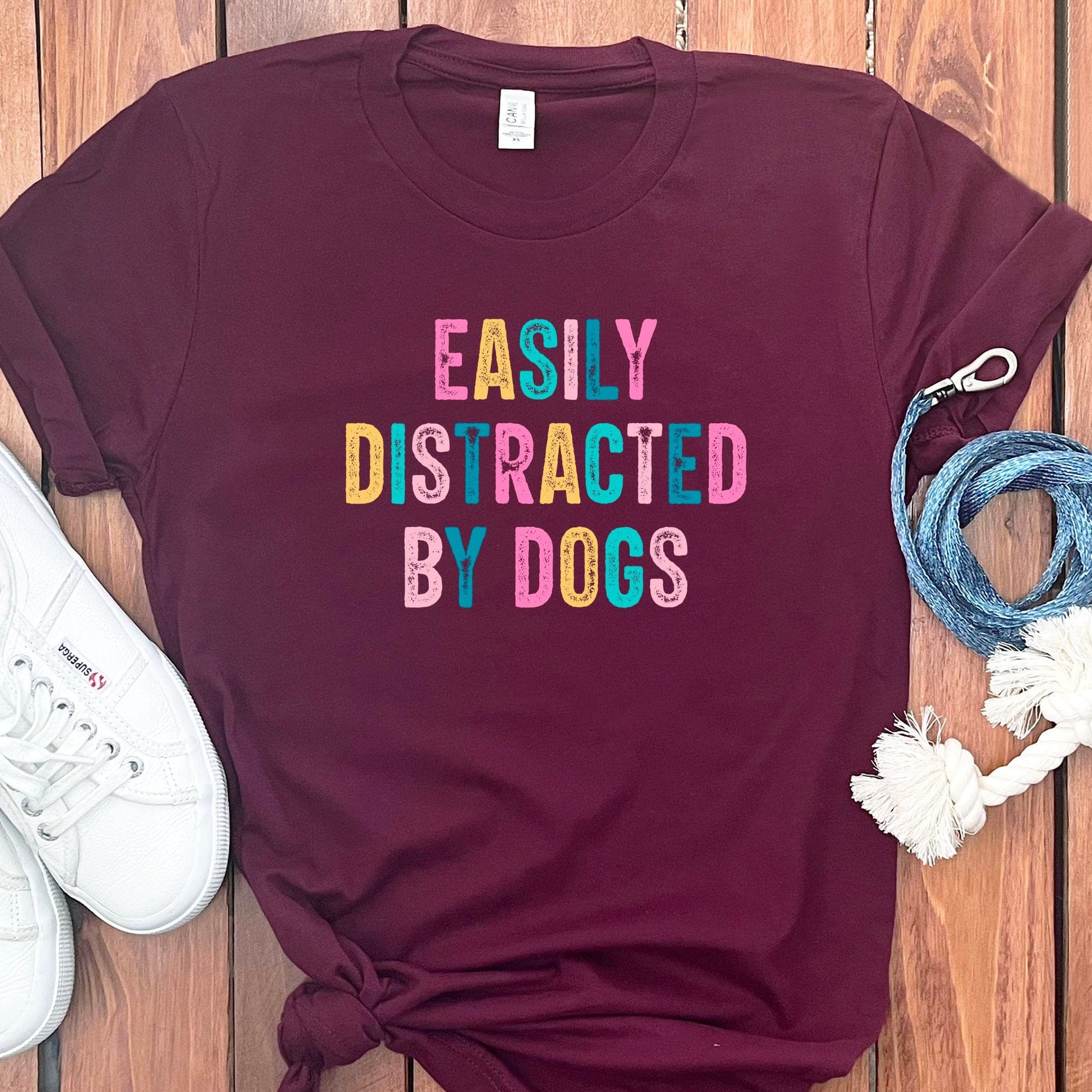 Easily Distracted By Dogs Graphic T-shirt product type