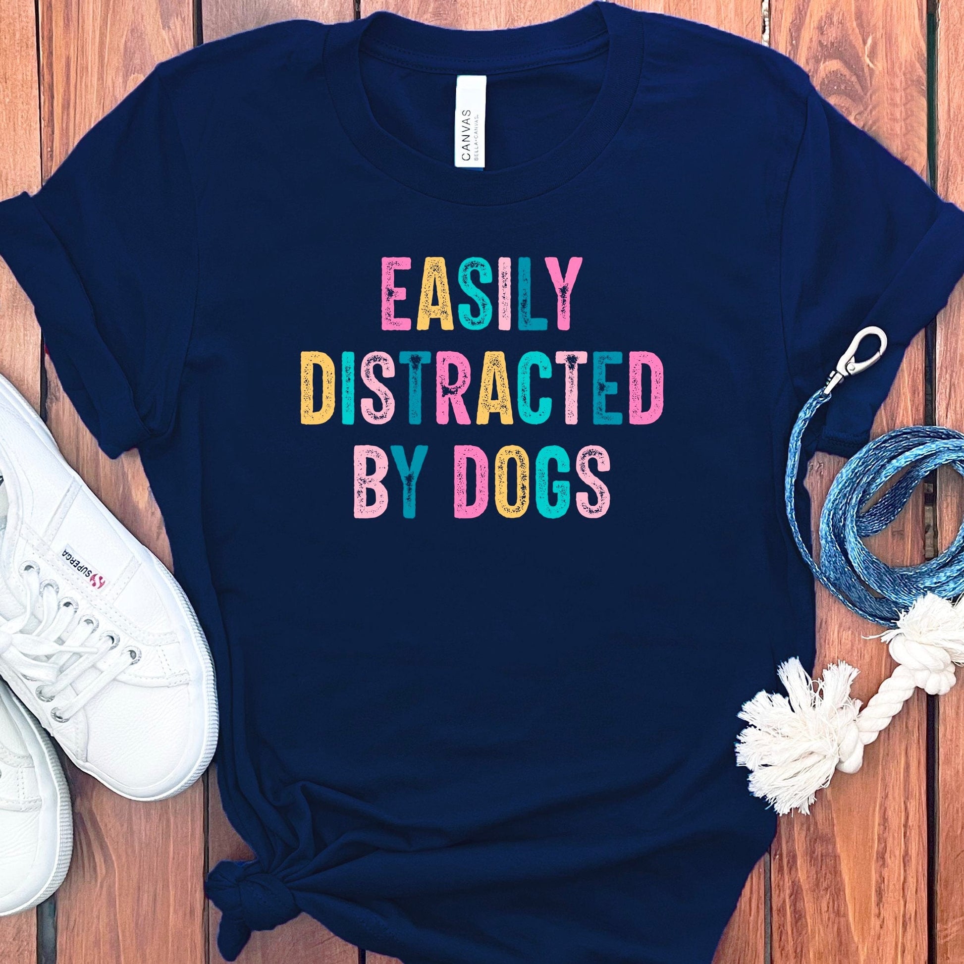 Easily Distracted By Dogs Graphic Tee product