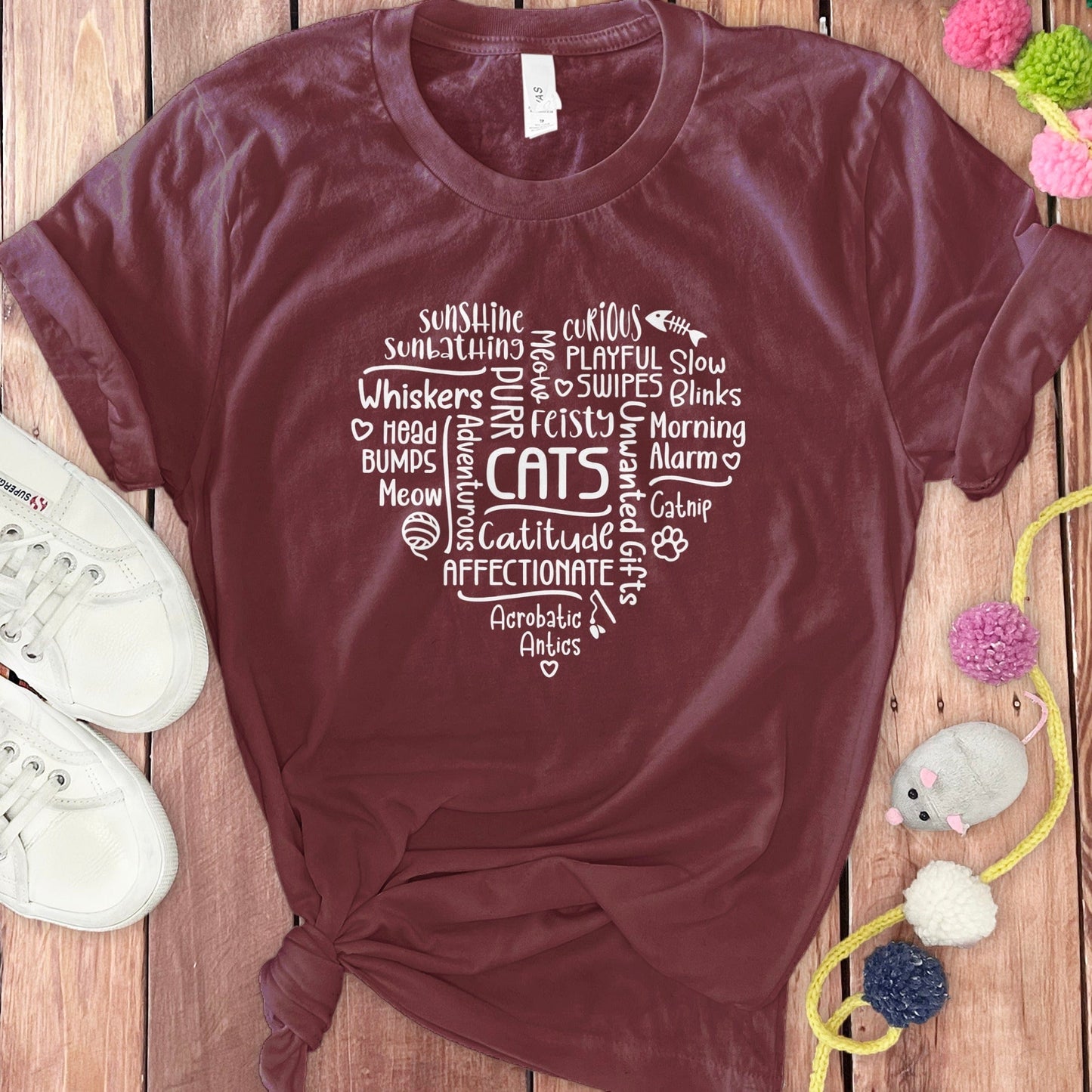 Feisty Playful Slow Cats Affirmation Graphic T Shirt product