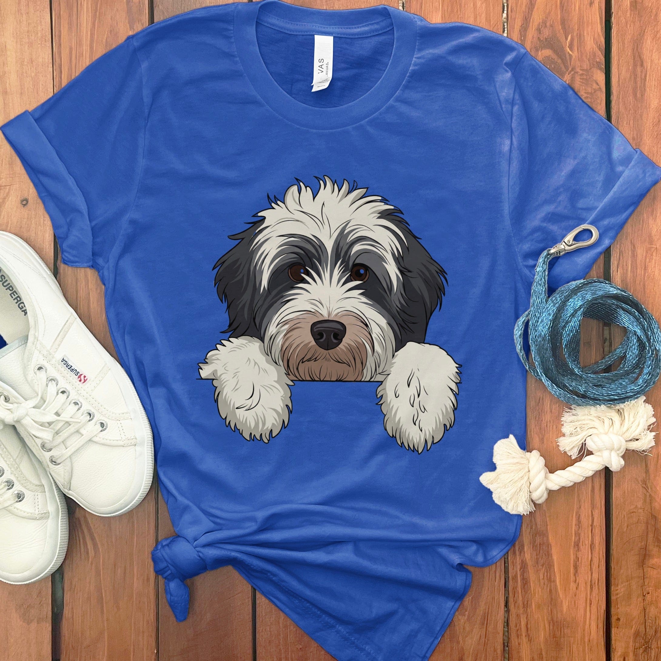 Adorable Cartoon Dog Shirt for Pet Lovers Clothing