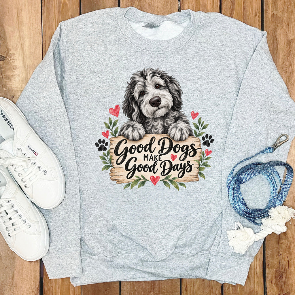 Merle Goldendoodle Good Days Sweatshirt