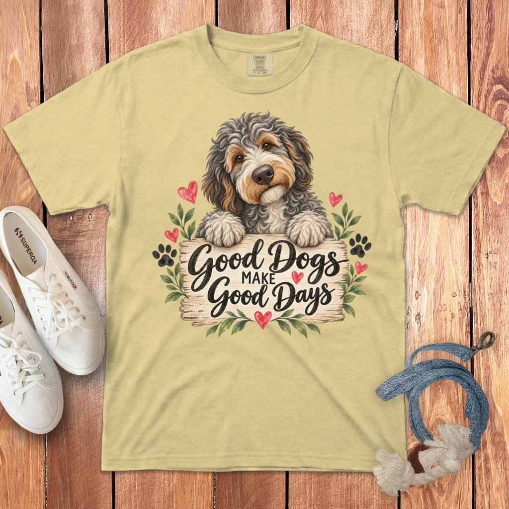 Aussiedoodle Good Days Signature T-Shirt