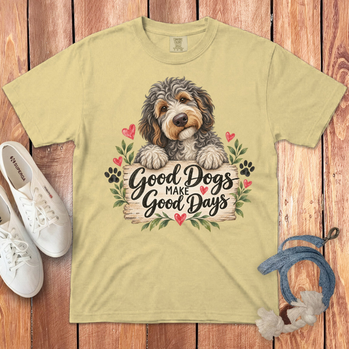 Aussiedoodle Good Days Signature T-Shirt