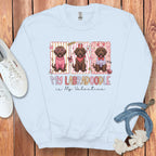 My Labradoodle is My Valentine Graphic Sweatshirt