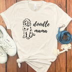 Adorable Doodle Mama Graphic Tee for Dog Lovers