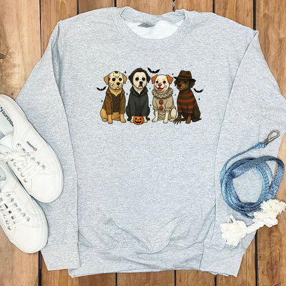 Halloween Themed Dog Characters Sweatshirt product type
