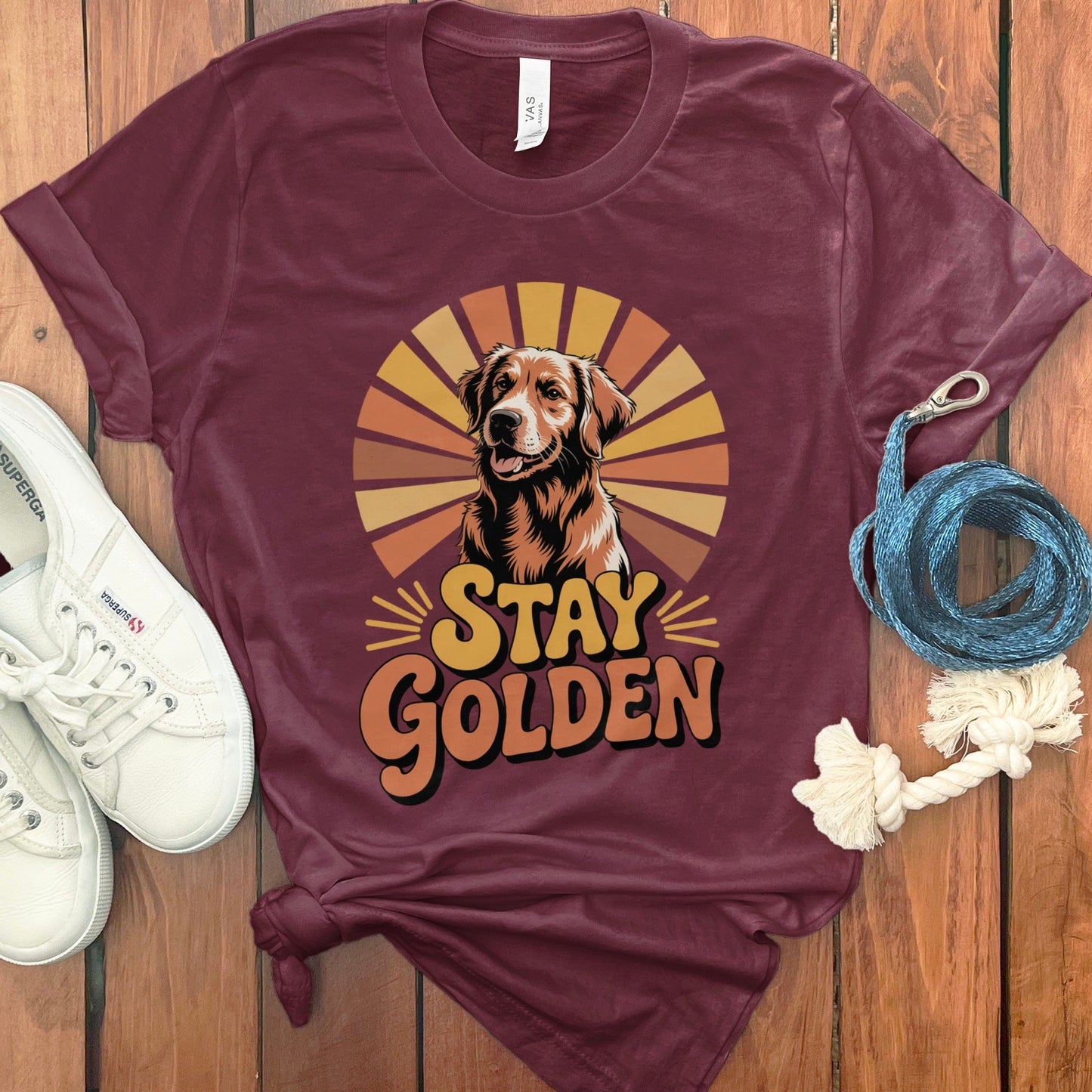 Stay Golden Design Graphic Tee Unisex Fit T-Shirt Product