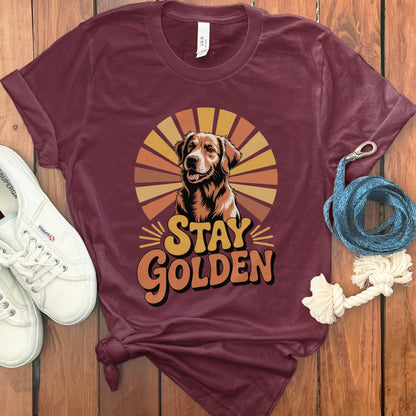 Stay Golden Design Graphic Tee Unisex Fit T-Shirt Product