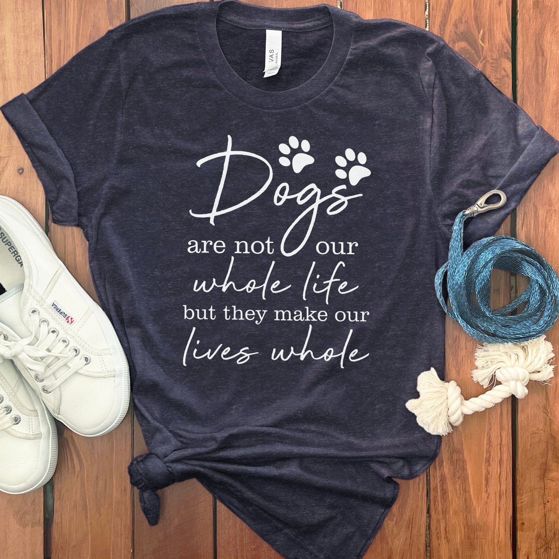 Dogs Make Our Lives Whole Graphic Tee product