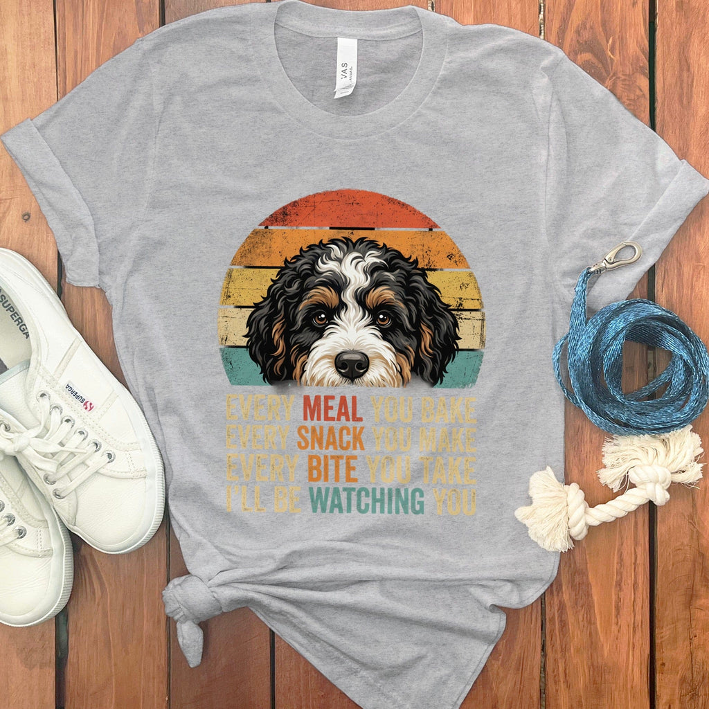 Every Meal Bernedoodle T-Shirt in Athletic Heather / S by Puppy Jo