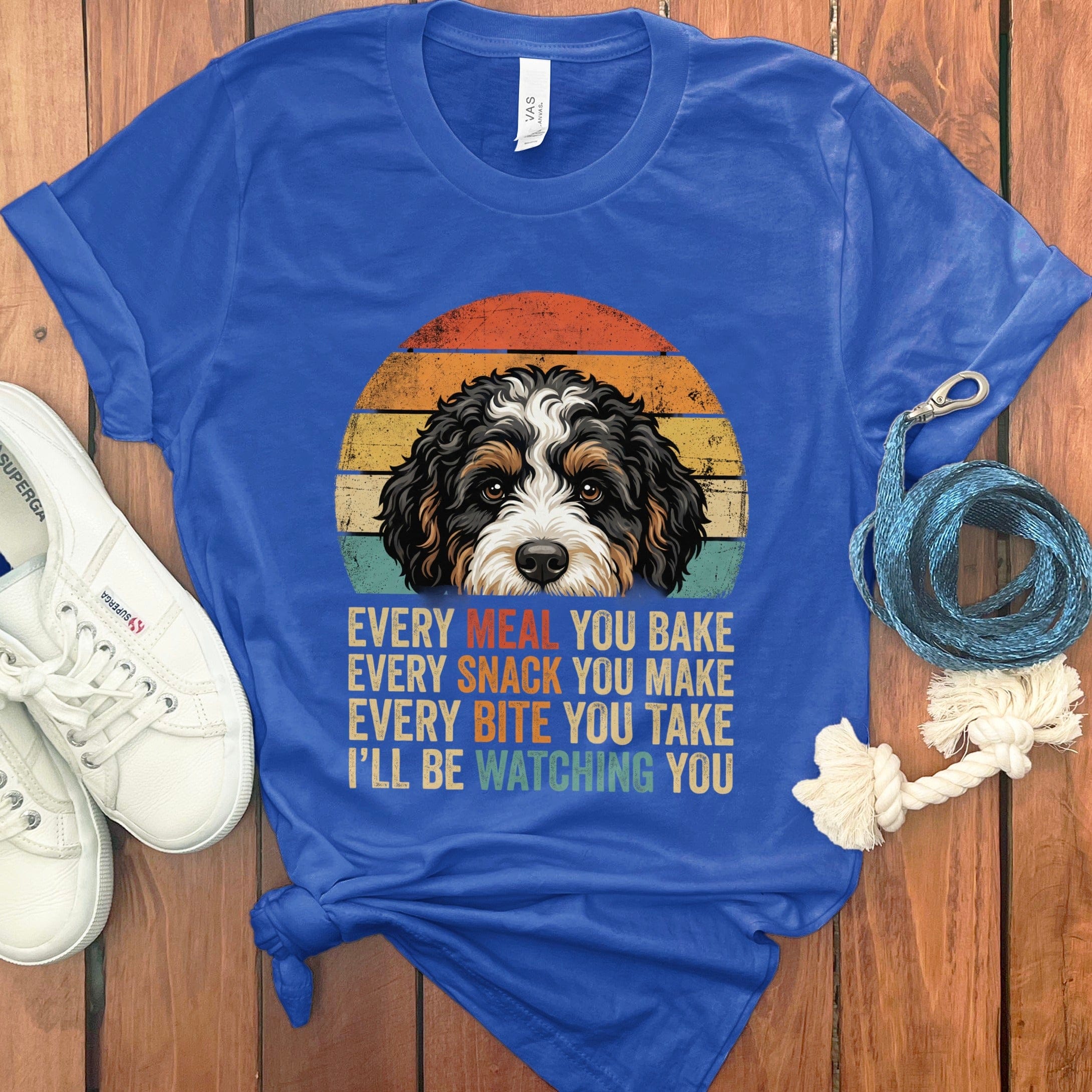 Every Meal Bernedoodle T-Shirt in True Royal / S by Puppy Jo